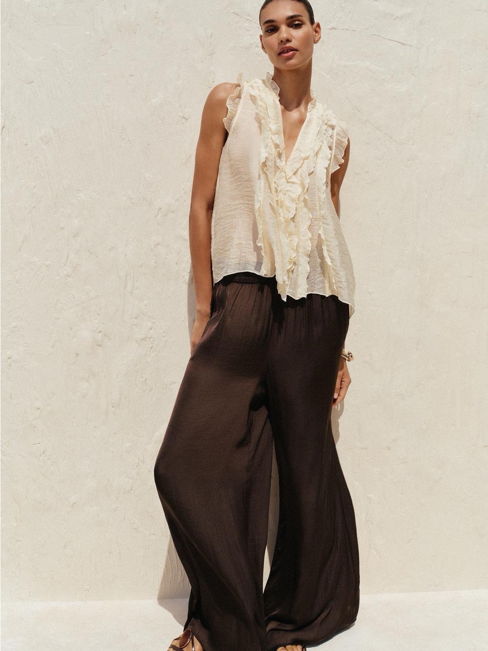 Zara Ruffle Top